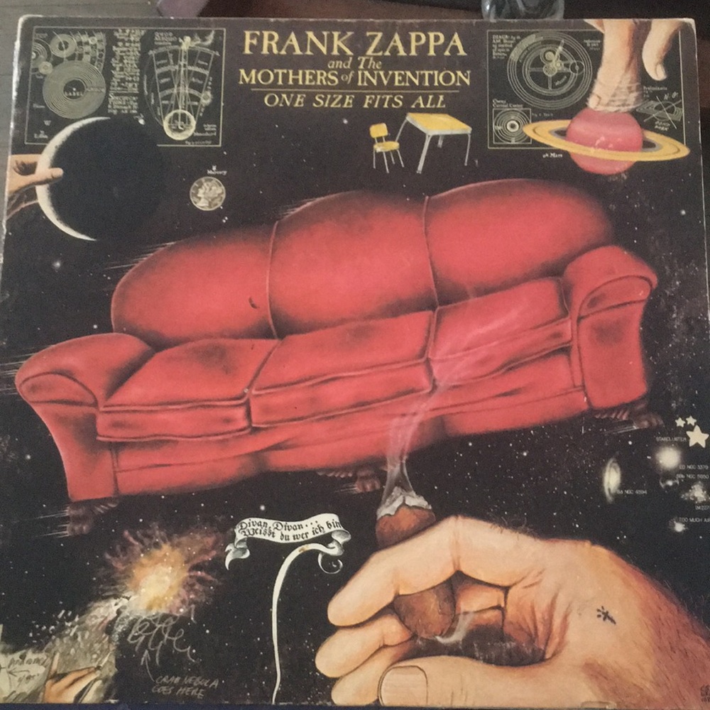 Frank Zappa & The Mothers Of Invention. One Size Fits All 1975 DS 2216 Original